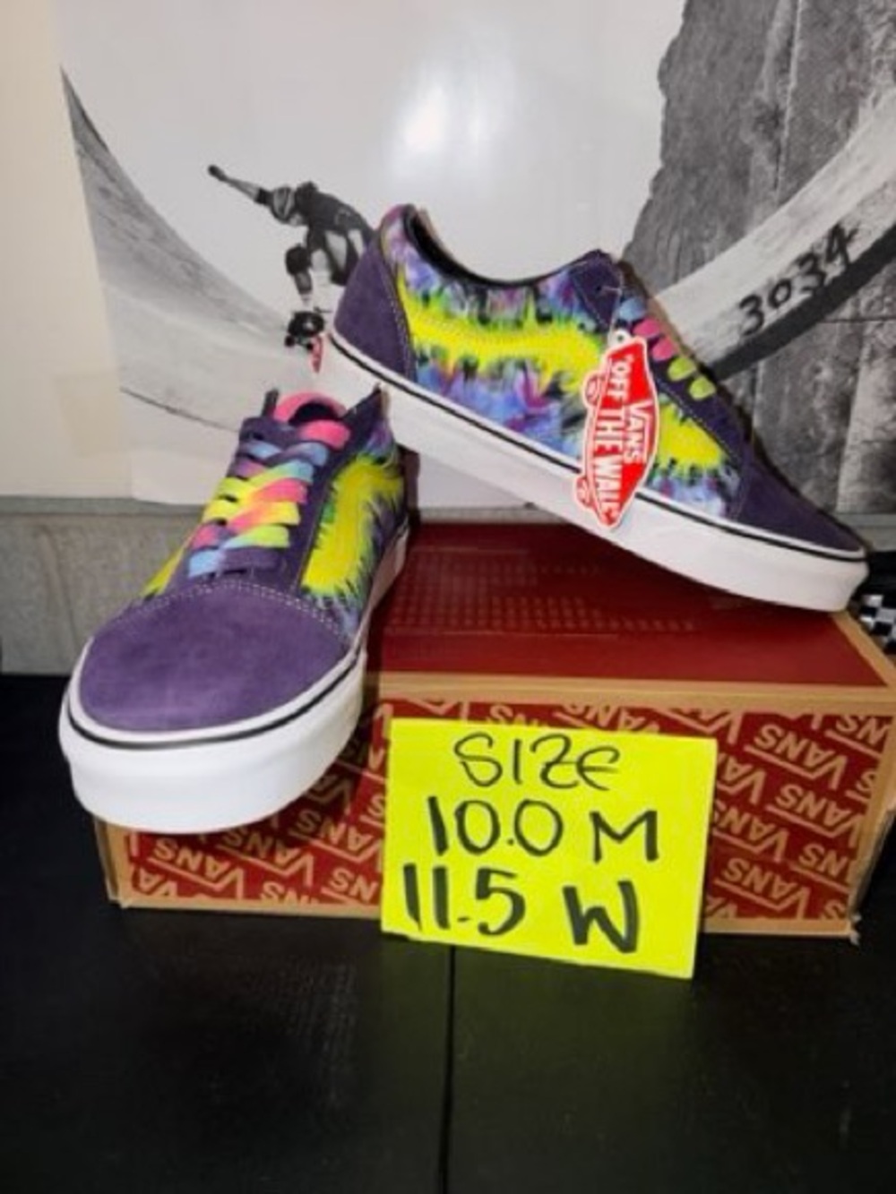 Vans Old Skool Tie Dye sz 10.0 Men’s 11.5 Women’s